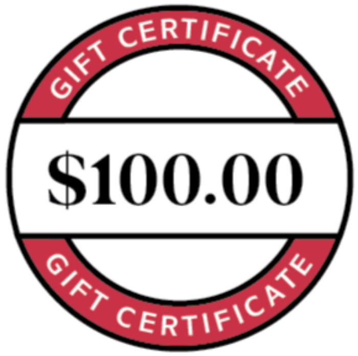 $100.00 USD Gift Certificate 