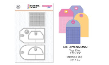 Stitchable Tag Die Set