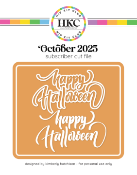 October 2025 Happy Halloween Cut File