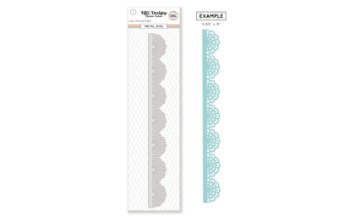 Lacy Scallop Border Metal Di