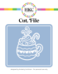 December 2025 Hot Cocoa Mug with Marshmallows Cut File - Cover Preview