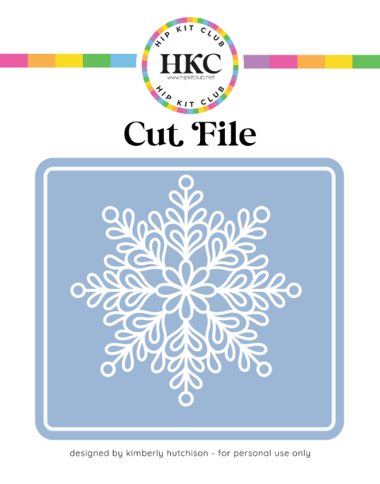 December 2025 Ornate Floral Snowflake Cut File - Cover Preview