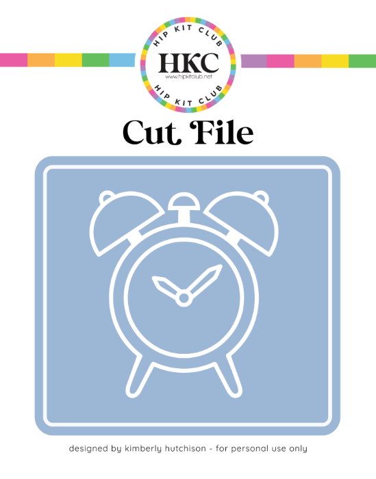 January 2026 Alarm Clock Cut File - Cover Preview