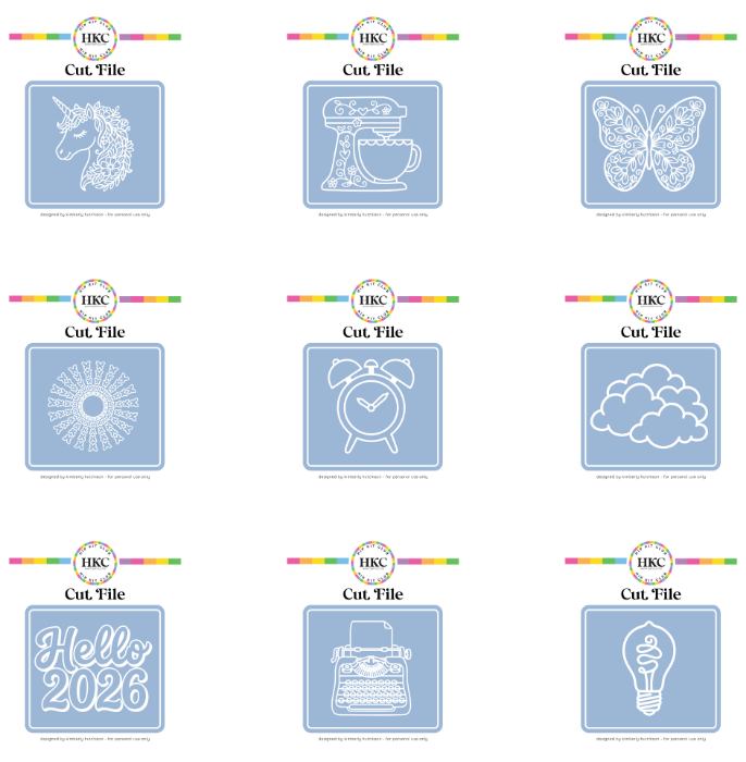 January 2026 Full Cut File Digital Download Pack - Cover Preview