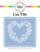 February 2026 Floral Heart Wreath Cut File - Cover Preview