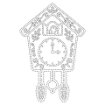 February 2026 Cuckoo Clock Cut File - JPG Format