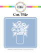 February 2026 Mason Jar Flower Bouquet Cut File - Cover Preview