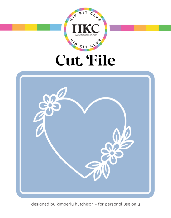 February 2026 Arrow Heart Floral Cut File - Cover Preview