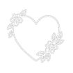 February 2026 Arrow Heart Floral Cut File - JPG Format