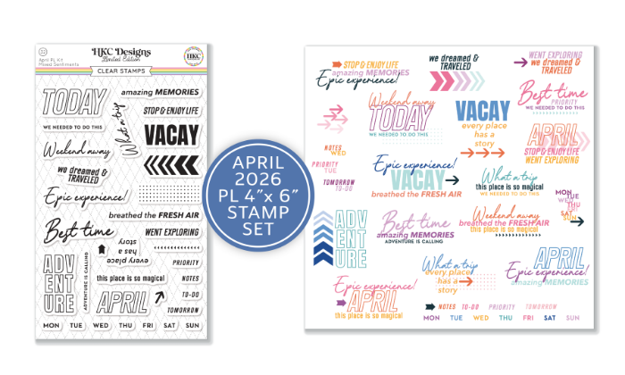 April 2026 Pocket Life Stamp Set