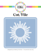 April 2026 Stylized Sun Burst Cut File - Cover Preview
