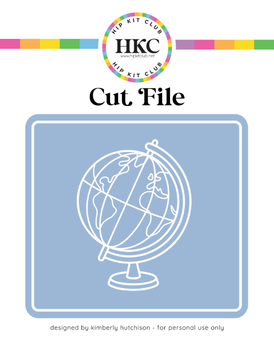April 2026 Vintage Globe Cut File - Cover Preview