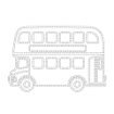 April 2026 Double Decker Bus Cut File - JPG Format