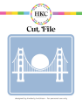 April 2026 Golden Gate Bridge Sunset Cut File - Cover Preview