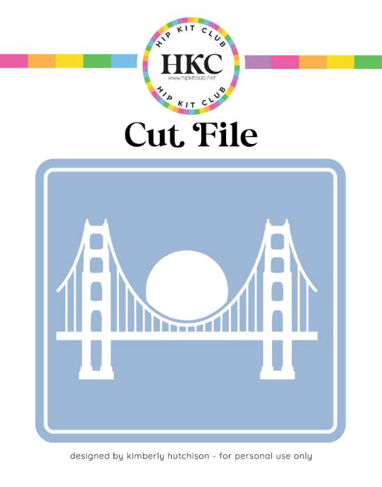 April 2026 Golden Gate Bridge Sunset Cut File - Cover Preview