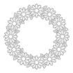 May 2026 Daisy Wreath with Leaves Cut File - JPG Format