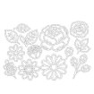 May 2026 Loose Flowers Cluster Cut File - JPG Format