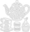 May 2026 Tea Party Row Cut File - JPG Format