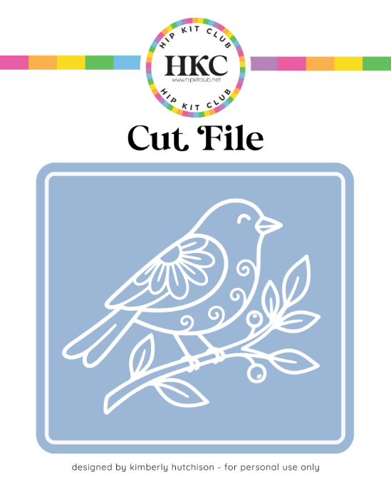 May 2026 Ornate Bird with Mandala Cut File - Cover Preview